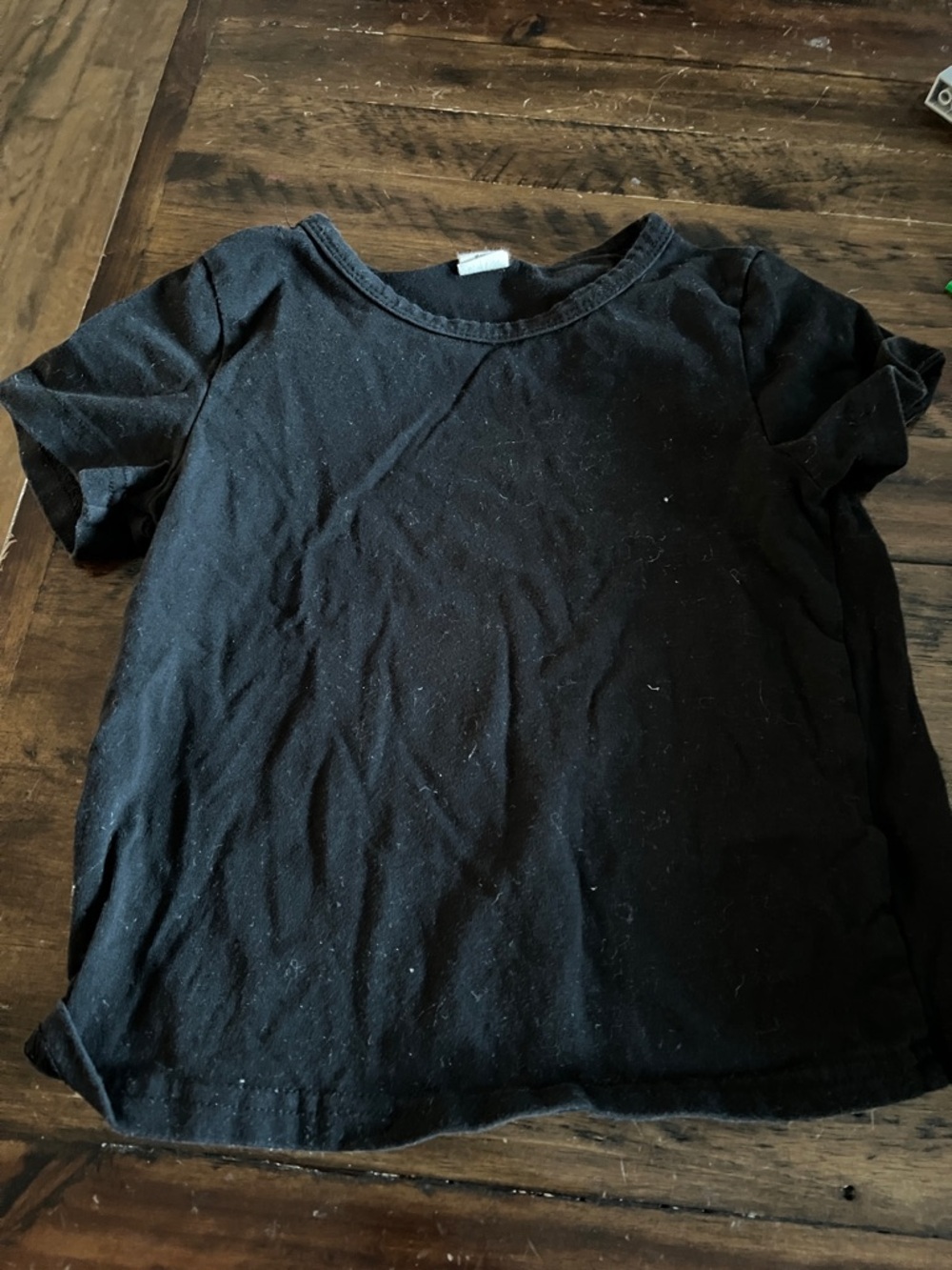 SHEIN Black Short-Sleeve Kids Tee